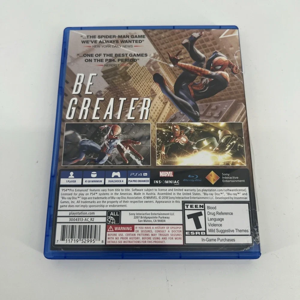 Marvel's Spider-Man: Game of The Year Edition - Sony PlayStation 4 - TESTED